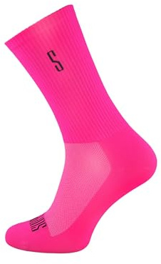 SUPPORT LineS - Calze da ciclismo ad alte prestazioni, a costine, traspiranti, traspiranti, ad elastico, per escursionismo, camminate, arrampicata, equitazione, accessori essenziali per ciclisti, 10