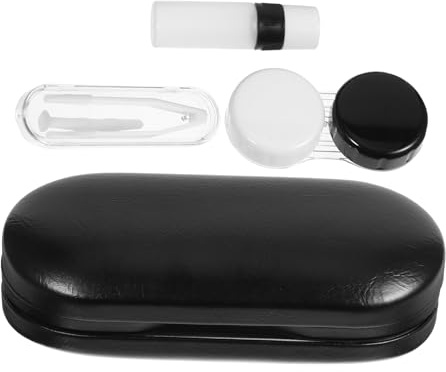 Beavorty Custodia per Lenti Contatto in Scatola Porta Lenti Portatile e Tenuta Stagna Adatto per Occhiali e Prodotti da Trucco