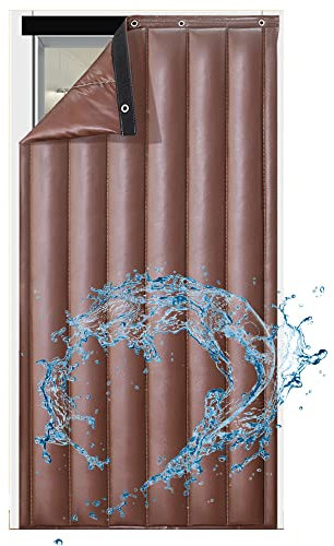 Insulated Thermal Door Curtain for Soundproofing and Temperature Control Heavy Duty Weatherproof Door Screen with Weighted Bottom for Cold/Hot Protection Customizable Color