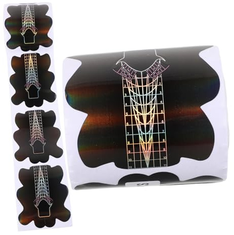 VICASKY Butterfly Rechteckige Selbstklebende Nagel Schablonen French Maniküre Uv Gel Nagelverlängerung Nail Art Zubehör Für Präzise Anwendung Und Verschiedene Nagelformen