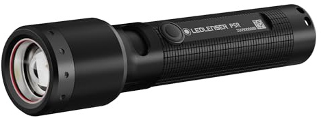 Ledlenser P5R Torcia Ricaricabile, 750lm, Portata 280m, USB-C, IP68, 20h | Doppia alimentazione, compatibile batterie AAA, messa a fuoco regolabile, USB-C, ideale per fai da te, meccanica e campeggio