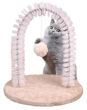 Katzenkratzbrett Rückenkratzer Katzenpflege Massagebürste