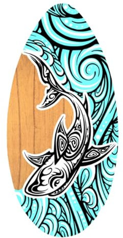 Harilla Skimboard, Strand-Sandboard, Wassersport, Skimboarding, kleines Surfbrett, Skimboard für Anfänger, Erwachsene, Wellenhai