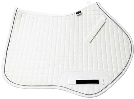 YShiuoL Sattelunterlage Reiten Sattel Pad Weiß Farbe Anti-Slip Pferd Zurück REIT Ausrüstung Reiten Sattel Pad
