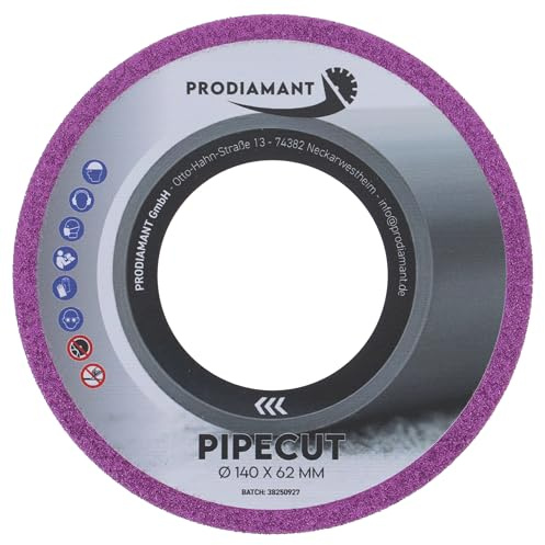 PRODIAMANT VAC DIA Diamond-X Sågblad 140 mm x 62 mm Speciellt för gjutjärn och GfK tillbehör rörskärningssågar och metallsågar