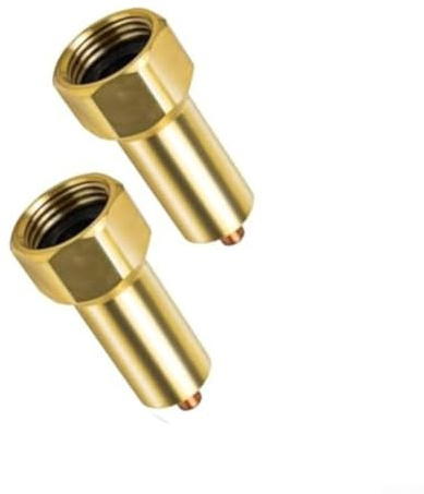 Lot de 2 valves de protection contre le gel en laiton pour robinet d'extérieur très résistantes, pour filetage 3/4, protection contre les gouttes automatiques