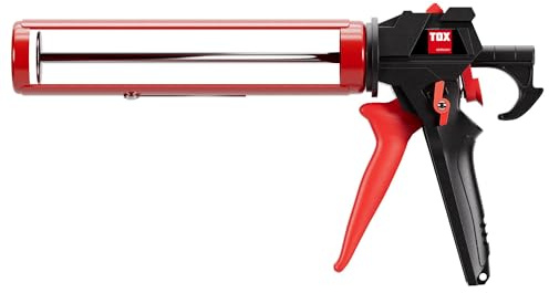 TOX Auspresspistole Liquix Blaster Switch, zur Verarbeitung von 150/280/300 ml Verbundmörtel-, Silikon- oder Kleberkartuschen, Übersetzungsverhältnis 12:1 oder 24:1, 08460098