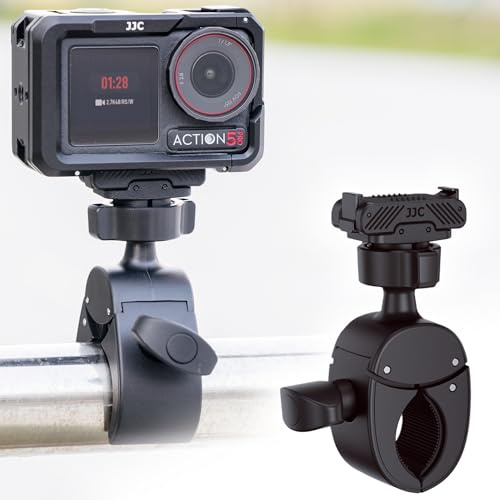 JJC Osmo Action 5 Pro 4 3 Halterung Fahrrad Lenker für DJI Osmo 360 Kamera | Magnetische Halterung Motorrad für DJI 360 & Action 5 Pro 4 3, Schnellverschluss Magnethalterung Kugelkopf Adapter Zubehör