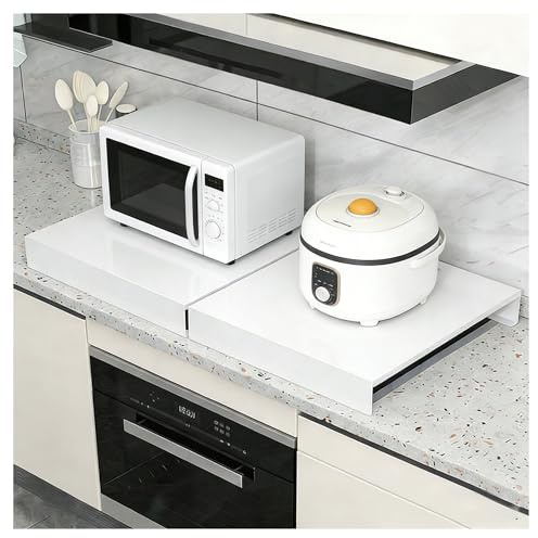 QSTGX Copertura Per Fornello A Gas 4 Fuochi Copri Fornelli Copertura Per Piano Cottura Bianco Supporto Per Fornello A Induzione Per Piano Di Lavoro, Lavello, Camper, Fornello Elettrico(40x48x7 cm)