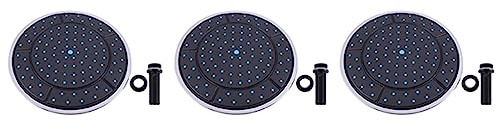 Mokamika 3 piezas 25 cm plástico redondo forma precipitación Powered ducha habitación superior ducha techo cabeza boquilla accesorios