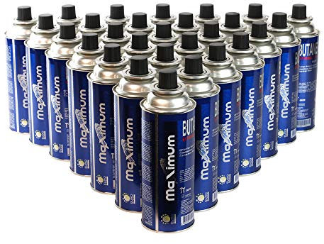MaXimum 28 x Camping-Gas »Butan-Gas-Kartusche: 227g für zuverlässige Outdoor-Geräte