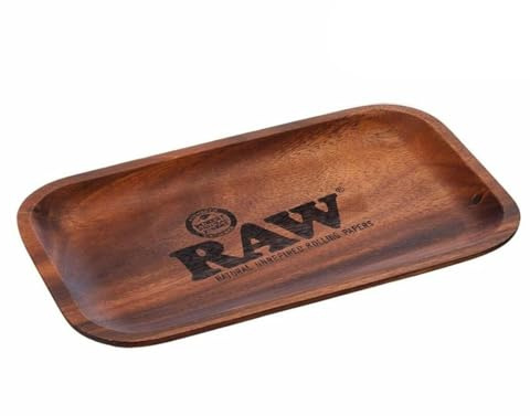 Raw Vassoio in legno di acacia resistente all'acqua