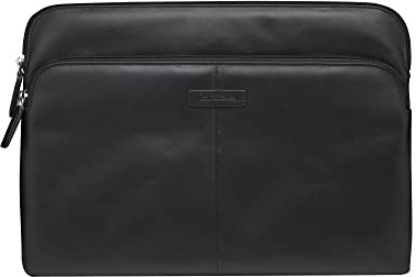 dbramante1928 - Skagen Pro+ Laptophülle - Kompatibel für MacBook Pro Laptop Air 13 - Laptop-Hülle - Sleeve Laptop Tasche - Außentasche & Reißverschluss - Hochwertigem Leder - Black 2nd
