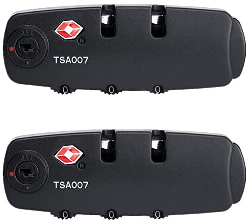 TSA 007 bagagli sicuri 3 cifre combinazione serratura valigia borsa codice lucchetto riparazione YF-S024 #