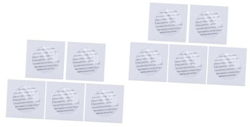 ABOOFAN 10 STK Schwimmring-Patch Reparaturband Für Zelte Betonformen Für Gehwege Kinderkorb Reparaturflicken Für Schlauchboote Aufblasbare Produkte TPU Selbstklebend Aufblasbares Produkt