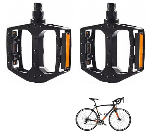 Universal Road & Mountain Bike Pedals - Non-slip, Flat With Pedals for Trekking & City Bike