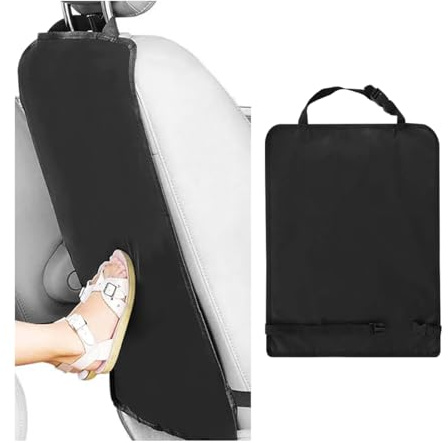 JNNJ Protege Siege Voiture Arrière, Dossier Housse Protections Sièges, Protections Sièges Arrière Enfant Impermérable Anti-Salissures, Accessoires Protection Décoratifs pour Intérieur Voiture