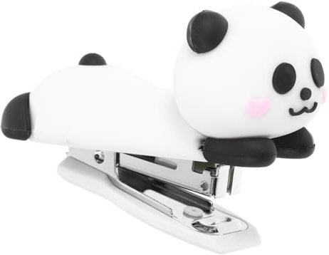 DIYEAH Grapadora Panda Grapadoras Para El Aula De Alicates De Mano Mini Útiles Escolares Oficina De s De Viaje s Manuales De Oficina Metal