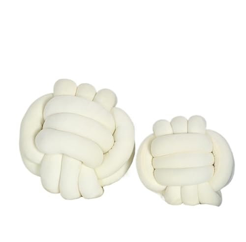 MZSKLW Knotenkissen, weiches Plüsch-Knotenkissen für Kinder, Sofa, Rückenlehne, grün, rund, handgewebt, Wurfkissen für Wohnzimmer, Bett, Wohnzimmer, Bodenkissen (Farbe 5)