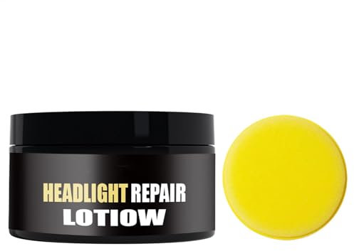 Kit di ripristino per fari | Riparazione automatica della lucidatura delle lenti dei fari, 100 g, detergente per rimuovere ingiallimento, opacità e macchie, graffi 'attaccatura dei capelli