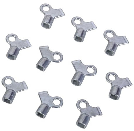 10pcs Steel Radiator Bleeding Keys Small Radiator Bleed Keys Upgrades For Easy Heaters Valves Control In Homes & Offices