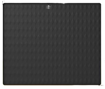 ANQKYO Tapis pour Dessus De Machine à Laver Washing Machine Protective Mat Silicone Top Protector Mat Home Washing Machine Cover Washable Dryer Top Protective Cover(60X50cm Black)