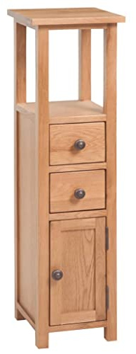 Woonisher Eckschrank 26x26x94 cm Massivholz Eiche kommoden & sideboards allzweckschrank