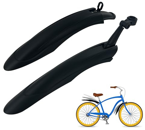 Senston Fahrrad Schutzblech Set, Robuste, leichte und einfach zu Montierende Schutzbleche vorne und hinten für Stadt- und Outdoor-Fahrradfahren