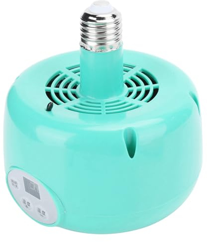 Tnfeeon Lampe, Chauffage Intelligent en Plastique à Contrôle de Température, 200 W Réglable pour Poulets, Lapins, Canards, Synchronisation de la Chaleur du Poulet, Lampe Chauffante pour le Bétail
