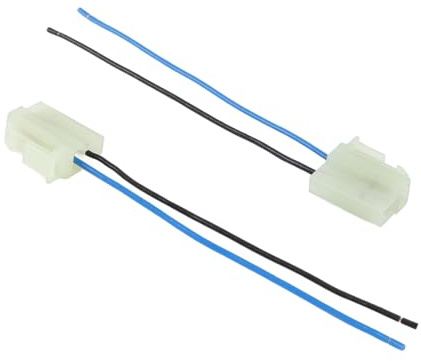 Dioche Cablaggio 2 Pezzi Ventola di Raffreddamento Elettrica Spina a Spirale Connettore Cablaggio, 2 Terminali 18AWG Connessione Rapida per compatibilità Universale con Veicoli