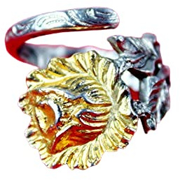 Besteckschmuck Ring, ca. 63 (20) Besteckring ROSE