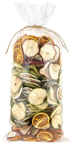 ANDALUCA Natural Vase & Bowl Fillers | Dried Orange, Apple & Citrus Slices| Home Decor (Fruit Slices)