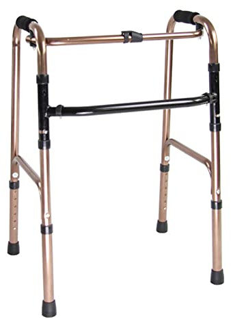 Telaio da passeggio senza ruote Walker per anziani telai pieghevoli per adulti, telaio per camminatore mobile, telai stretti per anziani, ausili per la deambulazione per disabili, una stella di luce