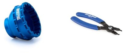 Park Tool Unisex – Erwachsene BBT Tretlager-und Pedalwerkzeug, Blau & ParkTool 373-901 Werkzeug MLP 1.2 Kettenschloss Zange, One Size, 4001692