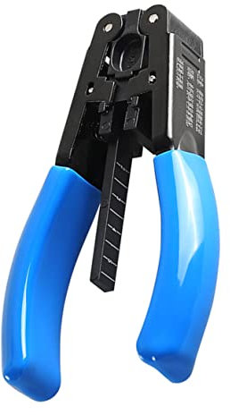 jojofuny Kabelzange Zum Abisolieren Multifunktionaler Drahtstripper Aus Elektriker-tool Für Kabelzubehör Passend Für Koaxial-kompressionswerkzeug Ergonomischer Griff Für Präzise
