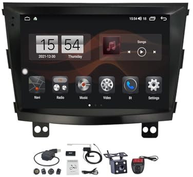 Autoradio 2 DIN Radio Bluetooth Auto per SsangYong Tivoli 2015-2019 9 Pollici Screen con FM RDS Dab+ Radio SWC Telecomando + Telecamera Posteriore Support Carplay Android Auto(M150CP)