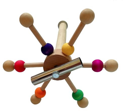 Morain Vogelstange aus Holz, Windmühle, Spielzeug für Papageien, Vogelkäfig, Klettern, Unterhaltung, Spielzeug, Käfigzubehör, Spielzeug