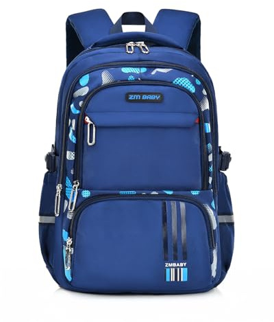 Amythe Schulrucksack Jungen Teenager, Schulranzen Jungen, Leichter Wasserdicht Daypacks mit Ergonomischem Design Modisch Schulrucksäcke für Schule oder Reisen