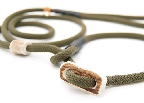 Retriever-Leine/Moxonleine Sporty-Style | robuste Hundeleine aus Tau mit Klemme & Halsbandfunktion | 8mm – besonders griffig & wetterfest | Training, Alltag & Dummyarbeit