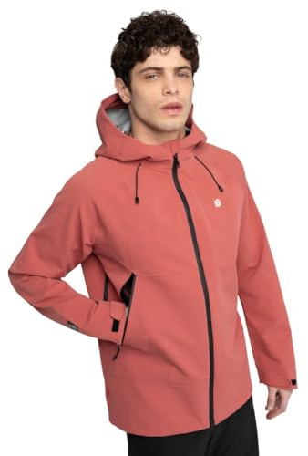 SIROKO Chaqueta hardshell montaña senderismo Simien Rojo