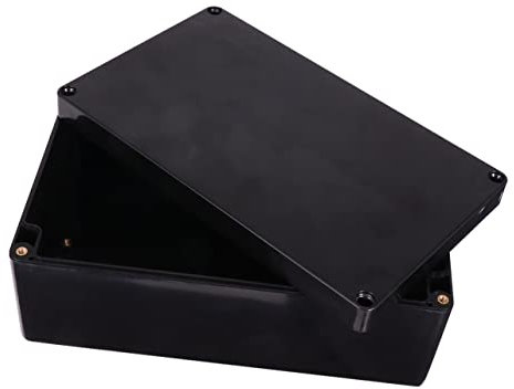 Boîte de Jonction Électronique ABS Étanche Noire, Couvercle Waterproof pour Projets Extérieurs, Boîtier Électrique