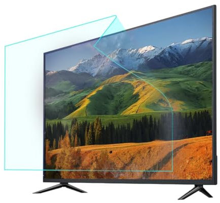 KELUNIS Protecteur d'écran TV anti-rayures, film anti-myopie, pour écran LCD, LED, OLED et QLED 4K HDTV, installation facile,32