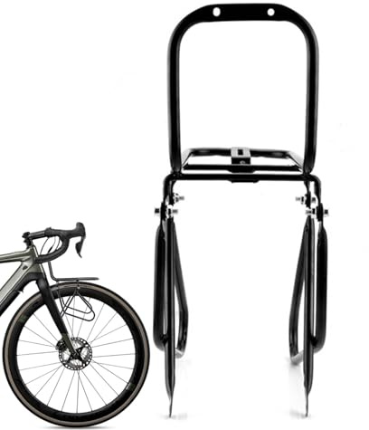 Fahrradträger Vorne Fahrrad, Fahrrad Vorderradträger, Gepäckträger Vorne Federgabel, 23x14x23x12,5cm Frontträger Fahrrads, Fahrrads Gepäckträger Vornes, Aus Metall | Fahrradausrüstungs-Frontträger
