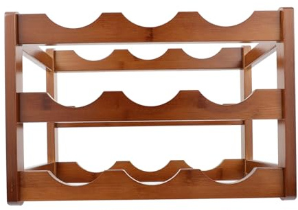 TOPPERFUN Portabottiglie da Vino Raccoglitore Vino Organizzatore per Bottiglie Design per Uso e Ristoranti Resistente e Sicura per Esposizione