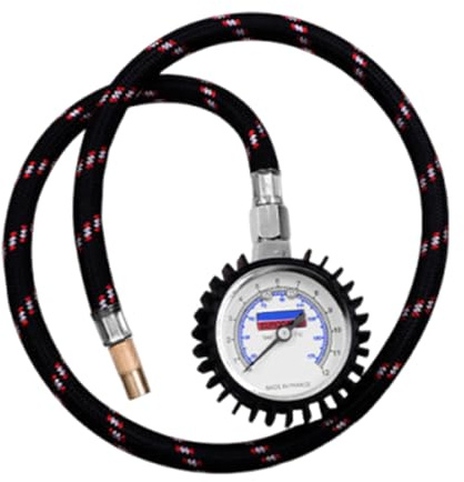 Manomètre De Pression D'Air Pour Les Pneus - Jauge Précise Pour Usage Intensif Et Portable,Jauge De Pression Des Pneus Pour Automobiles | Pour Motocyclette Automobile Camion Véhicule Et