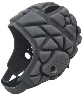 Oshhni Casque de Flag Football, Coque Souple en Mousse EVA, Confortable, pour l'entraînement, Le Skateboard, Le Hockey et la Crosse, M