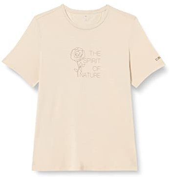 CMP – F.LLI Campagnolo Damen T-Shirt aus 50% Jersey Merinowolle, Arena, D36, 39T8336