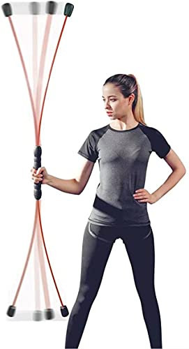 Pilates Stange Tragbares Yoga Stick Sport Schwingstab Erwachsene Swingstick Arm Tremor Barexercise Bar Frequenz Shake Gewicht, Trainings- und Schulterrehabilitationsgeräte für Übung Gewichtsverlust