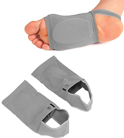 Manicotti di supporto per plantare, tutore professionale di supporto per metatarsale per alleviare il dolore ai fasci del piede piatto, fascite plantare e sperone calcaneare