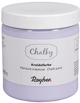 Rayher Chalky, Lilla Chiaro, Barattolo 230ml, 35048308, Legno, 230 ml